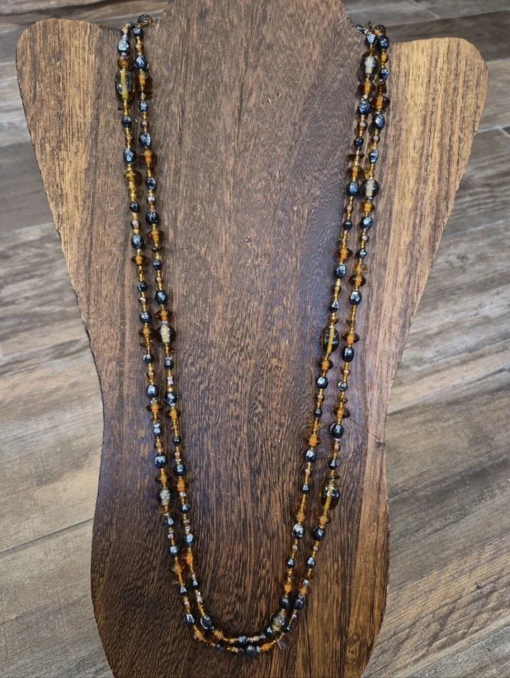 Vtg Baltic Amber Long Single Strand Shorter Double or Triple Strand Necklace